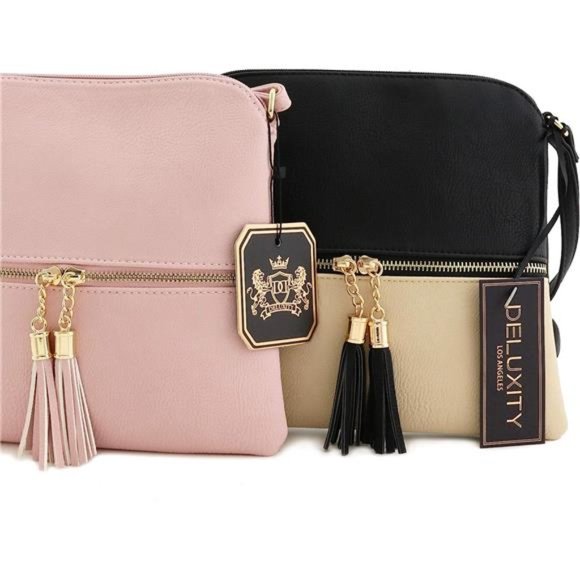 Cute Lightweight Medium Crossbody Bag with Tassel - Picture 6 of 7